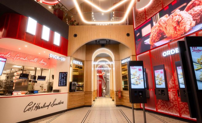 Уникальное KFC открылось в центре Праги: первый флагман в Европе и эксклюзивные «куриные носки»