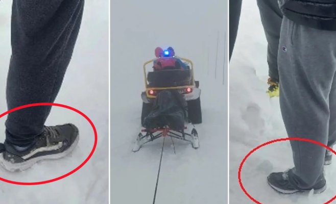 Туристы застряли на Снежке: спасатели критикуют неподходящую экипировку