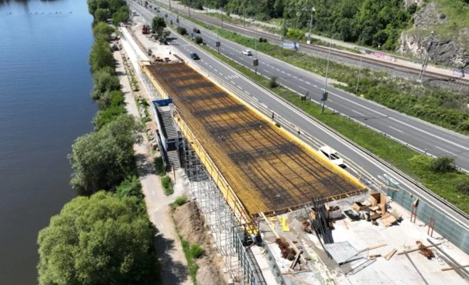 Баррандовский мост полностью открыт для движения: реконструкция завершена