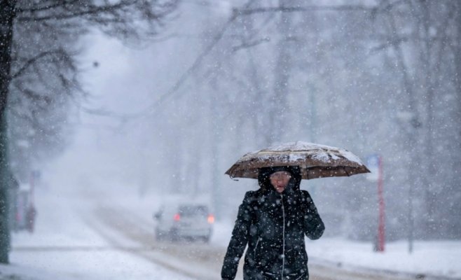 В Либерецком крае транспортный коллапс из-за сильного снегопада