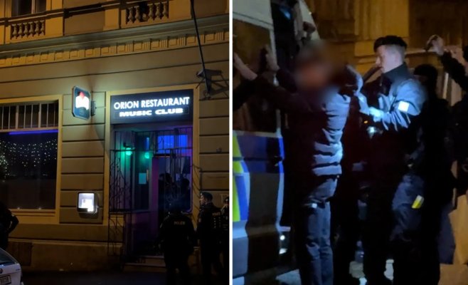 Полицейский рейд в проблемном клубе на Жижкове: нарушителей задержали, документы проверили