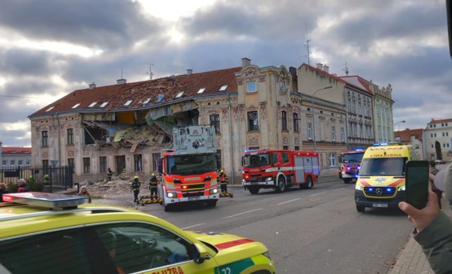 Взрыв в Зноймо: восемь человек пострадали, дом подлежит частичной или полной сносу