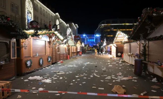 Саудовский врач въехал в толпу на рождественской ярмарке в Магдебурге: четверо погибших и 41 человек в тяжелом состоянии