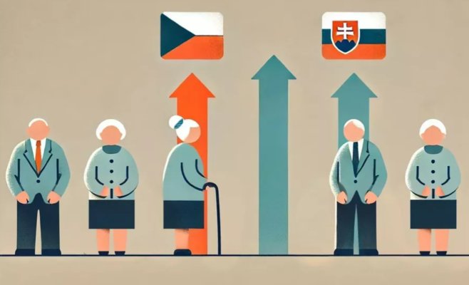 Январская индексация пенсий в Чехии и Словакии: на сколько выросли выплаты?