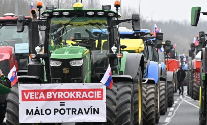 Чешские фермеры вышли на протест против импорта продовольствия в ЕС