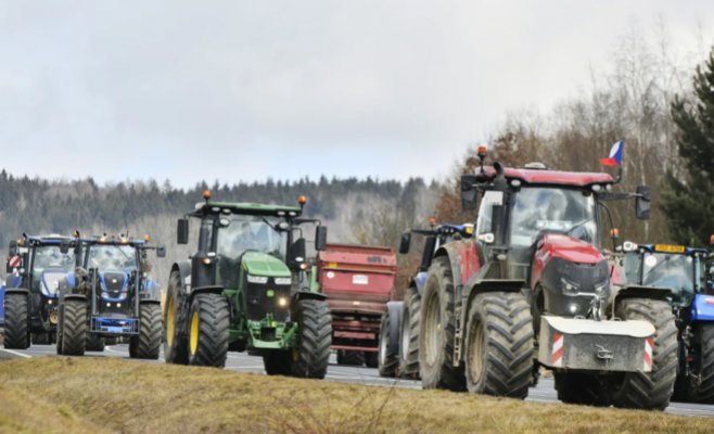 Чешские фермеры вышли на протест против импорта продовольствия в ЕС