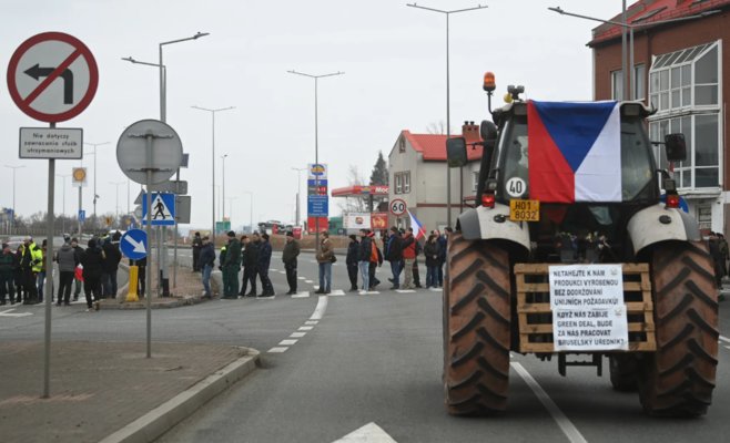 Чешские фермеры вышли на протест против импорта продовольствия в ЕС
