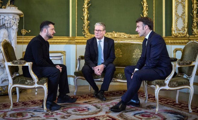 Макрон и Стармер предложили месячное перемирие в Украине