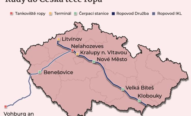 В Чехию перестала поступать нефть с востока
