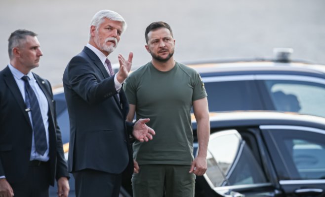 В Чехию прилетел президент Украины Владимир Зеленский
