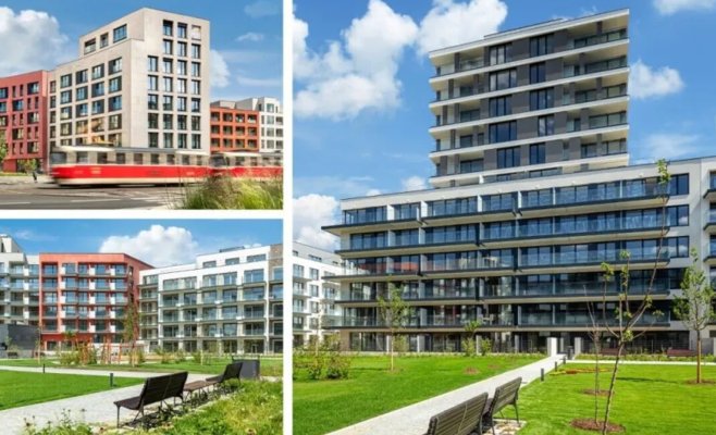 На Жижкове строят «город в городе»: район для 20 тысяч жителей с парками, школами и трамваем