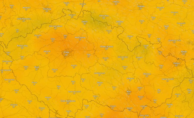 Чехия пережила тропическую ночь: температура не опускалась ниже +20 °C