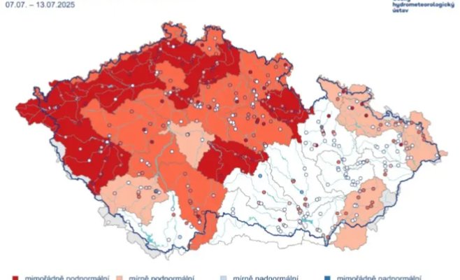 Дожди улучшили водный баланс в Чехии, но засуха по-прежнему сохраняется