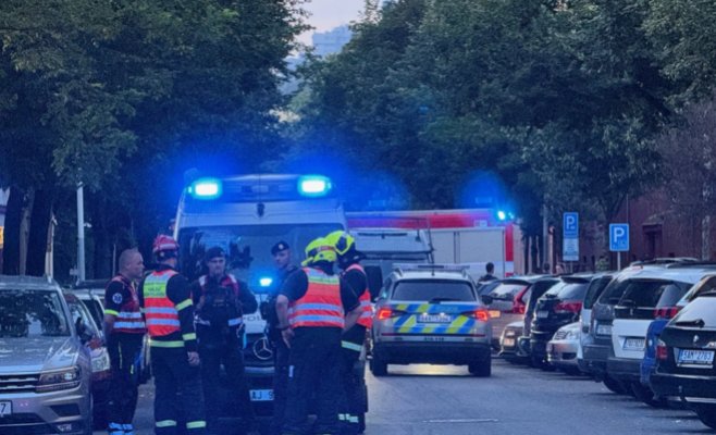 Пражские полицейские перекрыли улицу после сообщения о гранате — оказался муляж