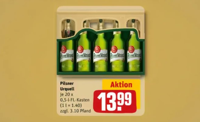 В Германии продают Pilsner Urquell по 17 крон. Почему в Чехии он стоит дороже?