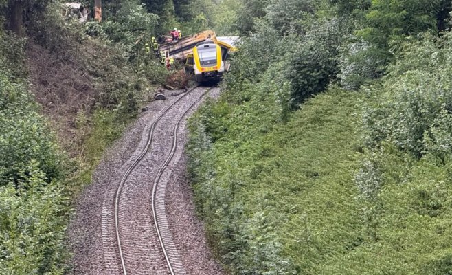 Железнодорожная катастрофа в Германии: три погибших и более 40 пострадавших