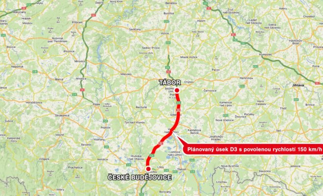 Повышение скорости на 150 км/ч на чешских трассах откладывается: обещания снова сдвинулись