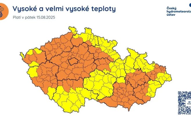 В Чехии ожидаются самые жаркие дни года — до +38 °C, затем придёт похолодание