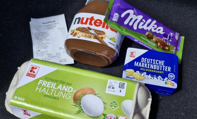 Nutella и другие продукты из «корзины Фиалы» в Германии остаются дешевле, чем в Чехии