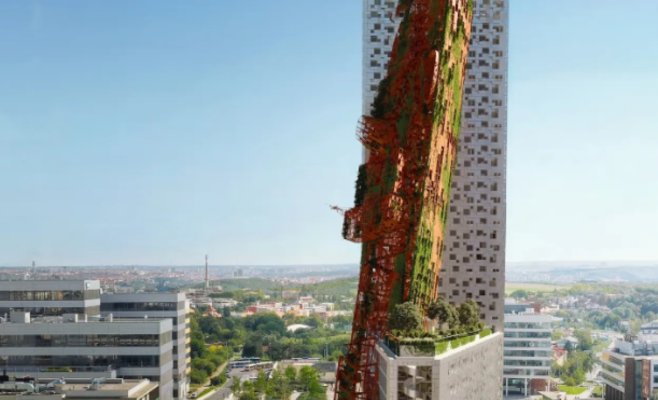 Подтверждено. В Праге построят самый высокий небоскрёб в Чехии