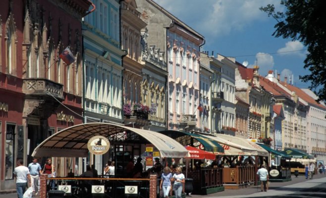 В Словакии ввели ограничение скорости на тротуарах — не более шести километров в час