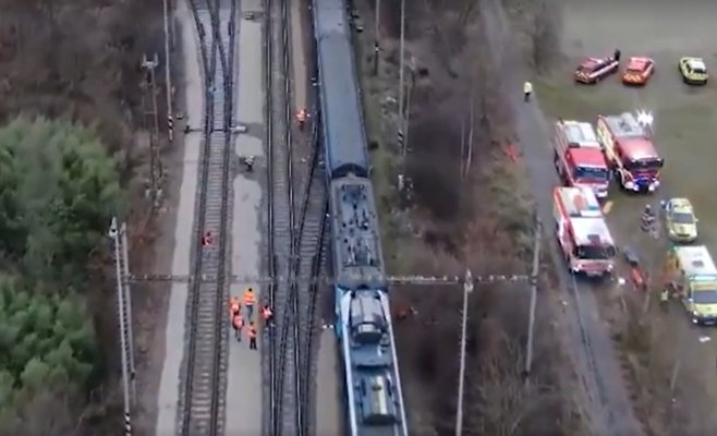 После столкновения поездов у Зливи в больницах остаются 22 человека, шесть — в интенсивной терапии