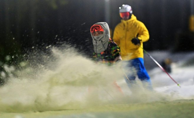 На Клиновце старт лыжного сезона начался на неделю раньше, чем в прошлом году. «Приятный сюрприз», — говорят в комплексе