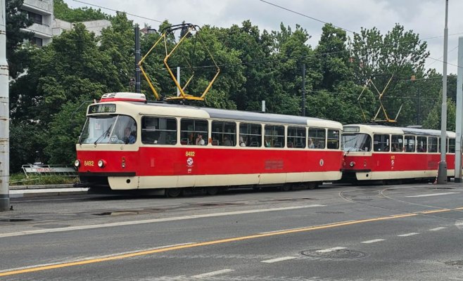 Трамваи в Праге будут ходить с интервалами на четверть дольше — изменения продлятся до марта