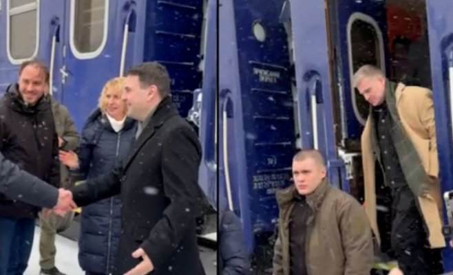 Мацинка и Турек прибыли в Украину в момент массированного удара