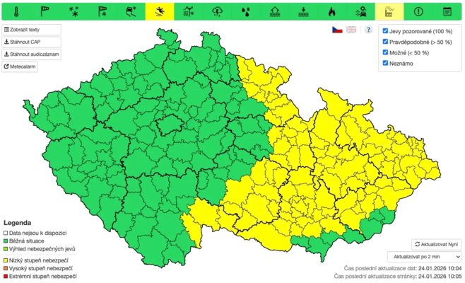 Метеорологи расширили предупреждение о гололёде