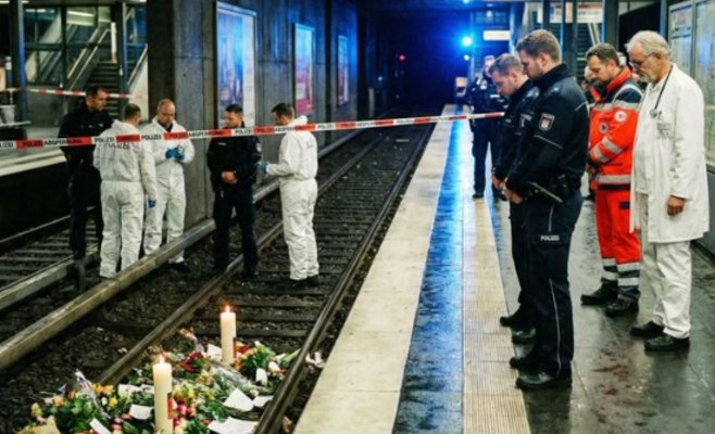 Мужчина из Южного Судана столкнул девушку на рельсы метро в Гамбурге: прибывающий поезд унес жизни обоих