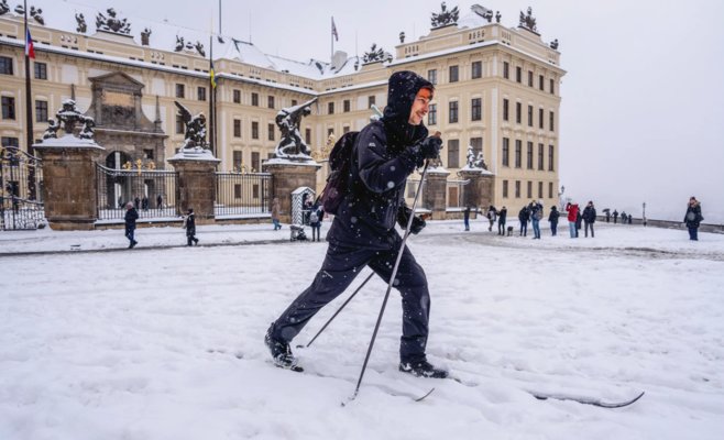 В Праге снег лежал почти месяц без перерыва. Исторический рекорд — 113 дней