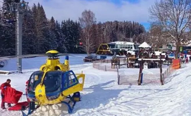 В Гаррахове столкнулись два лыжника. Женщина погибла