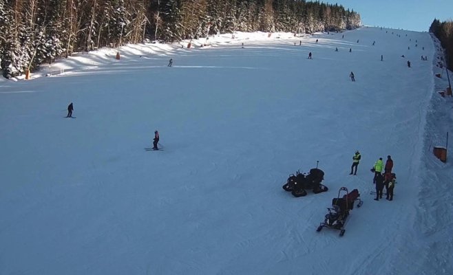 В Гаррахове столкнулись два лыжника. Женщина погибла