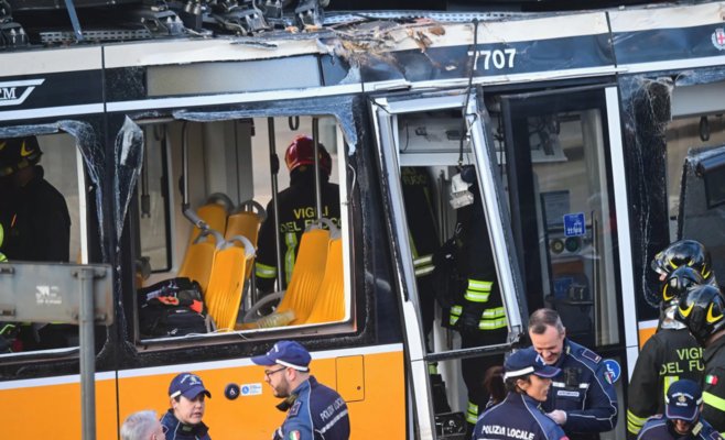 Трагическая авария трамвая в Милане: двое погибших и полсотни раненых