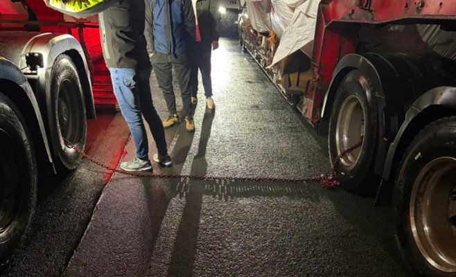Румынского перевозчика оштрафовали более чем на миллион крон за перегруженные фуры