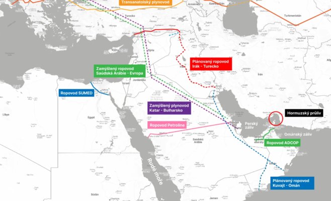Как поменять пути нефти и газа из Персидского залива в Европу? Власти рисуют альтернативные маршруты
