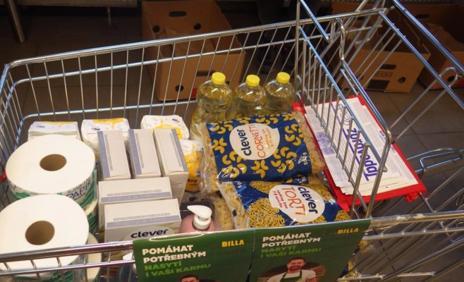 На весеннем сборе продуктов в Чехии люди пожертвовали 623 тонны товаров — на 105 тонн больше, чем год назад