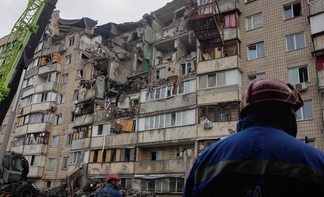 Массированный удар России по Киеву: не менее 10 погибших, десятки раненых