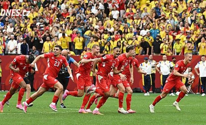 Швейцария выбила Колумбию в серии пенальти со счётом 4:3
