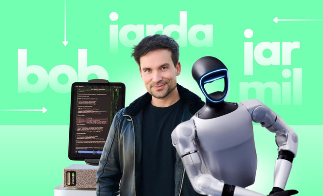 Ярослав Бек: у него есть робот Ярмила и цифровой мозг Боб — его стартап BottleCap AI ускоряет ИИ вдвое
