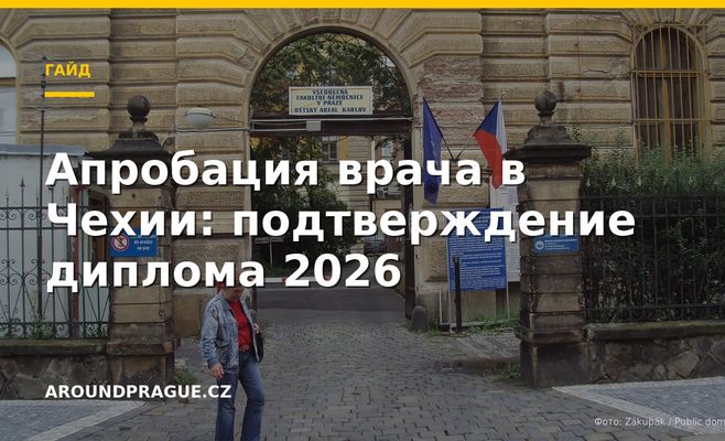 Апробация врача в Чехии: подтверждение диплома 2026