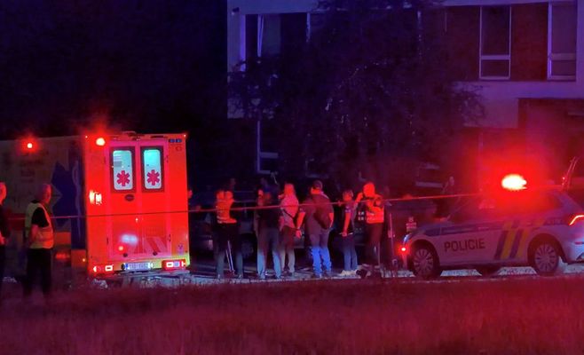 В Праге санитар с ножом и топором напал на коллег в общежитии, полиция застрелила нападавшего