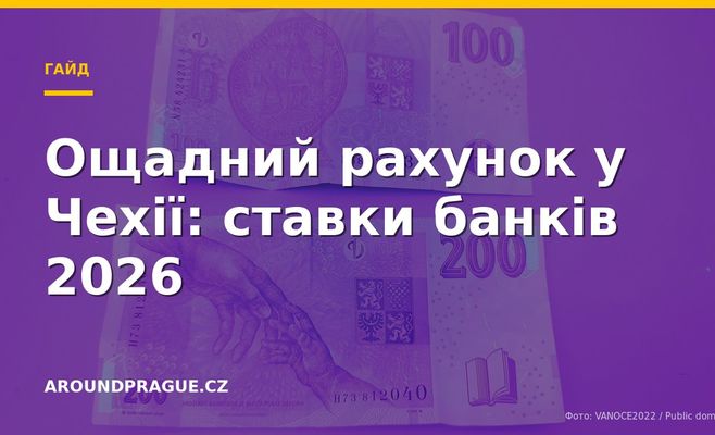 Ощадний рахунок у Чехії: ставки банків 2026