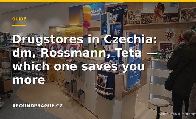 Drugstores in Czechia: dm, Rossmann, Teta — which one saves you more