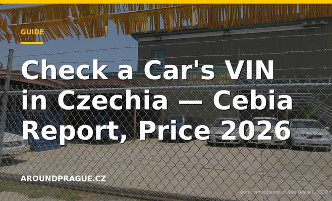 Check a Car's VIN in Czechia — Cebia Report, Price 2026