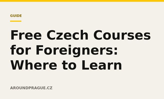 Free Czech Courses for Foreigners: Where to Learn