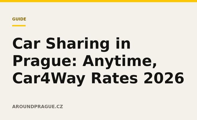 Car Sharing in Prague: Anytime, Car4Way Rates 2026