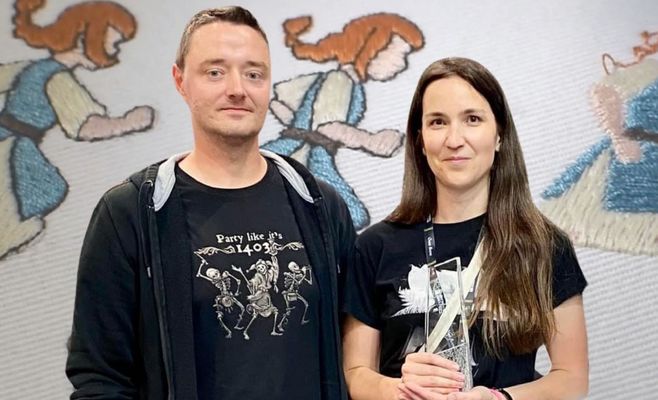 Супруги из Моравы вышили видеоигру: как чешский стартап Атту Games превратил вирусный твит в релиз на Steam