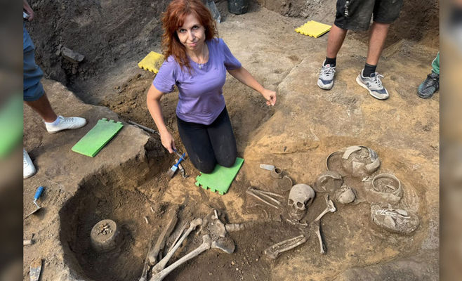 В Литомержицах нашли захоронение 15-летнего подростка возрастом 6000 лет